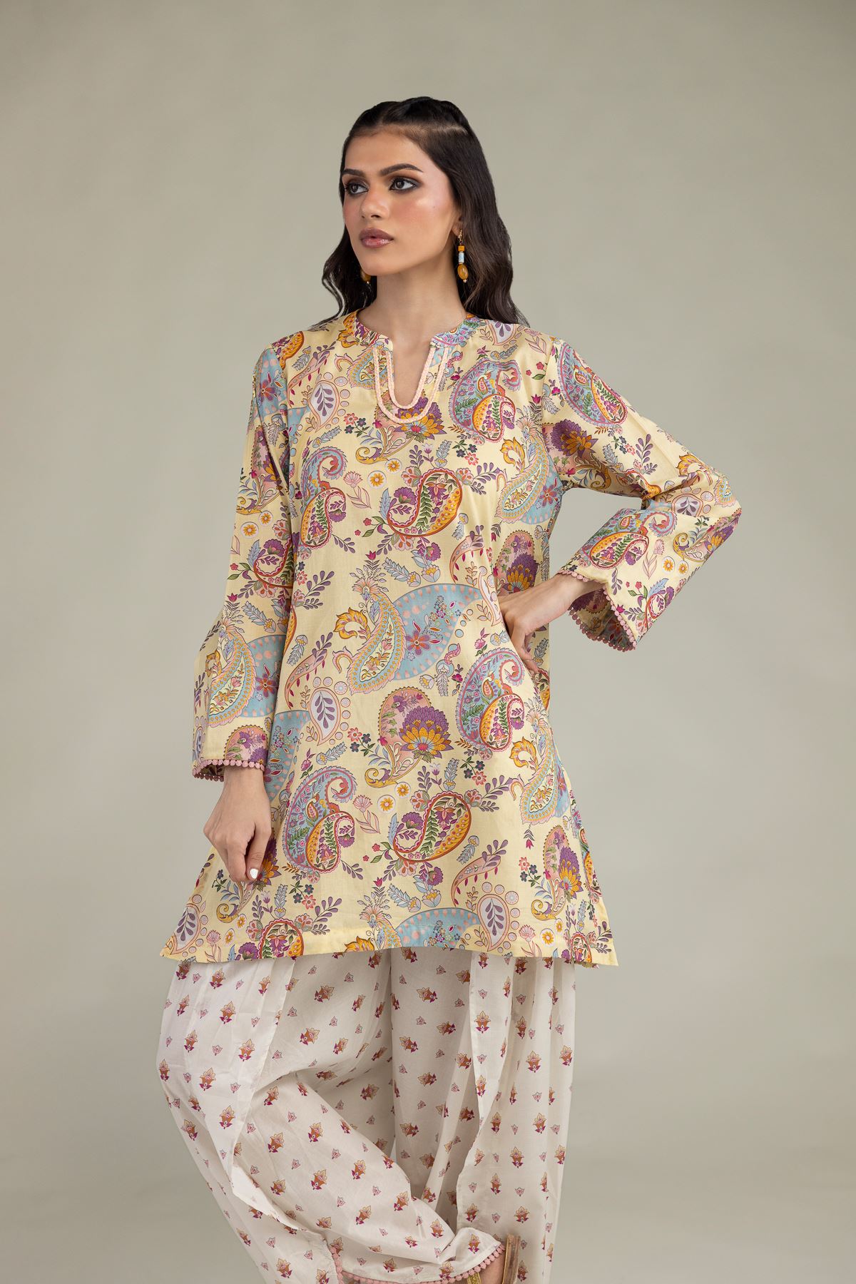 Short Cambric Kurta