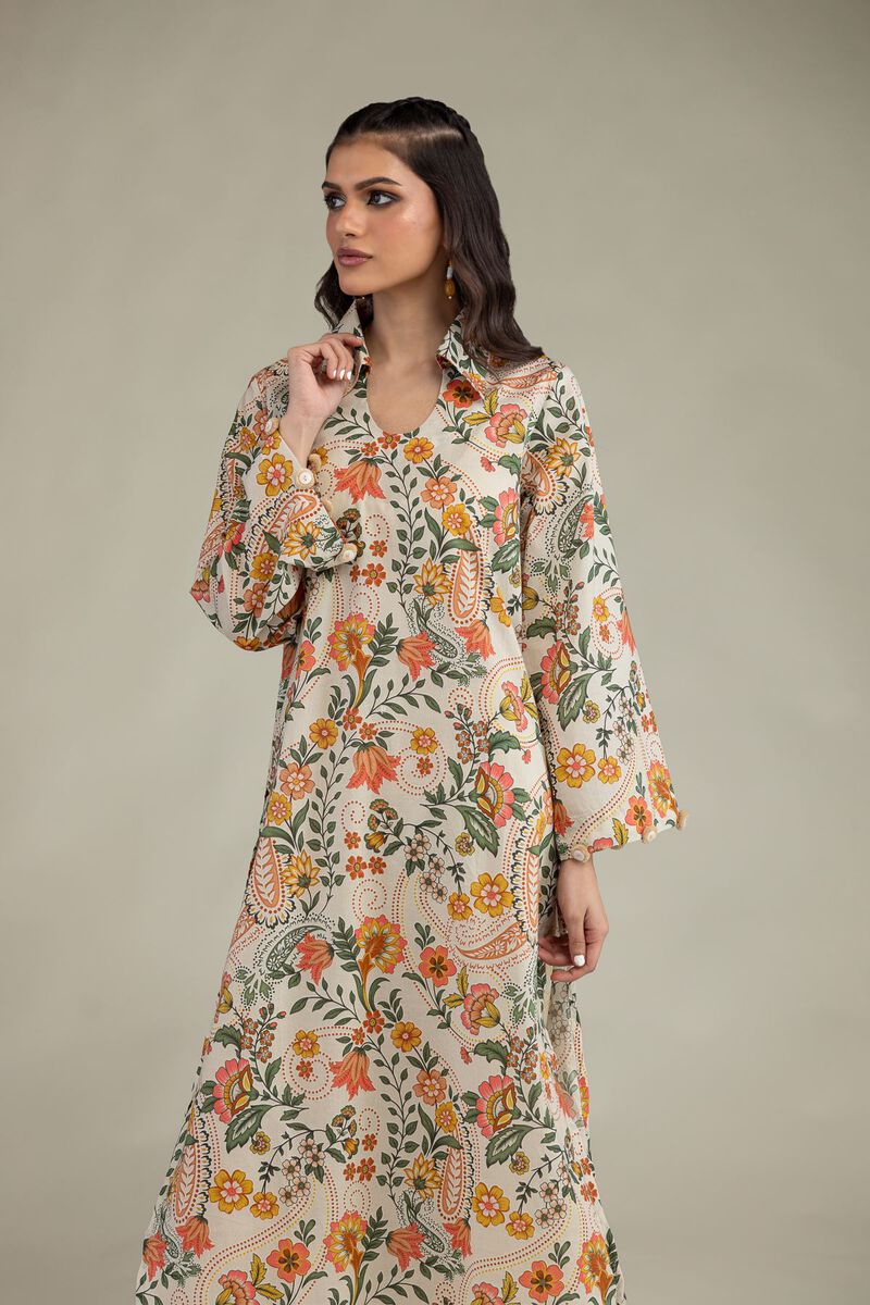 Floral Cambric Kurta