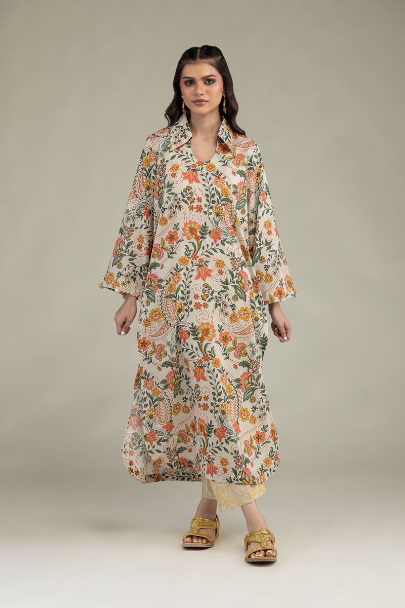 Floral Cambric Kurta