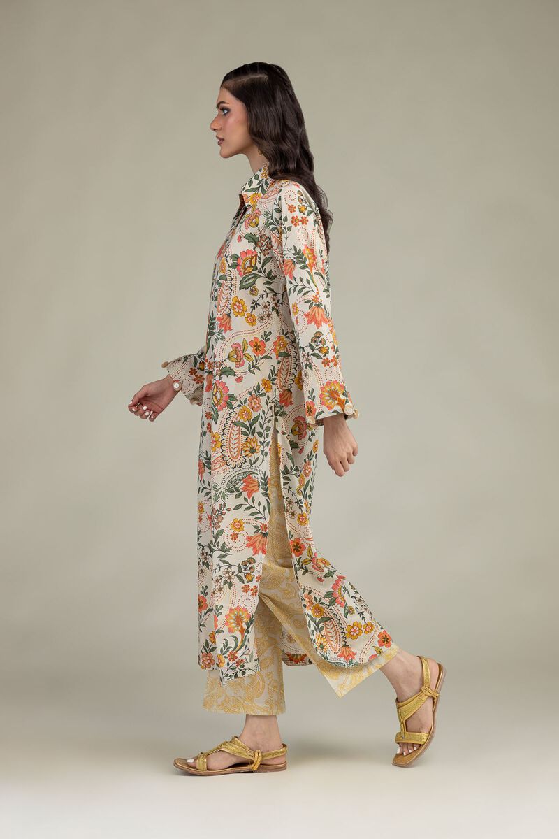 Floral Cambric Kurta