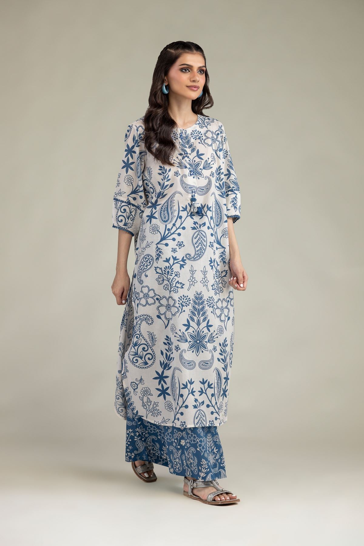 Floral Cambric Pants