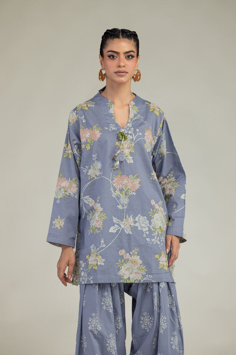 Floral Cambric Kurta