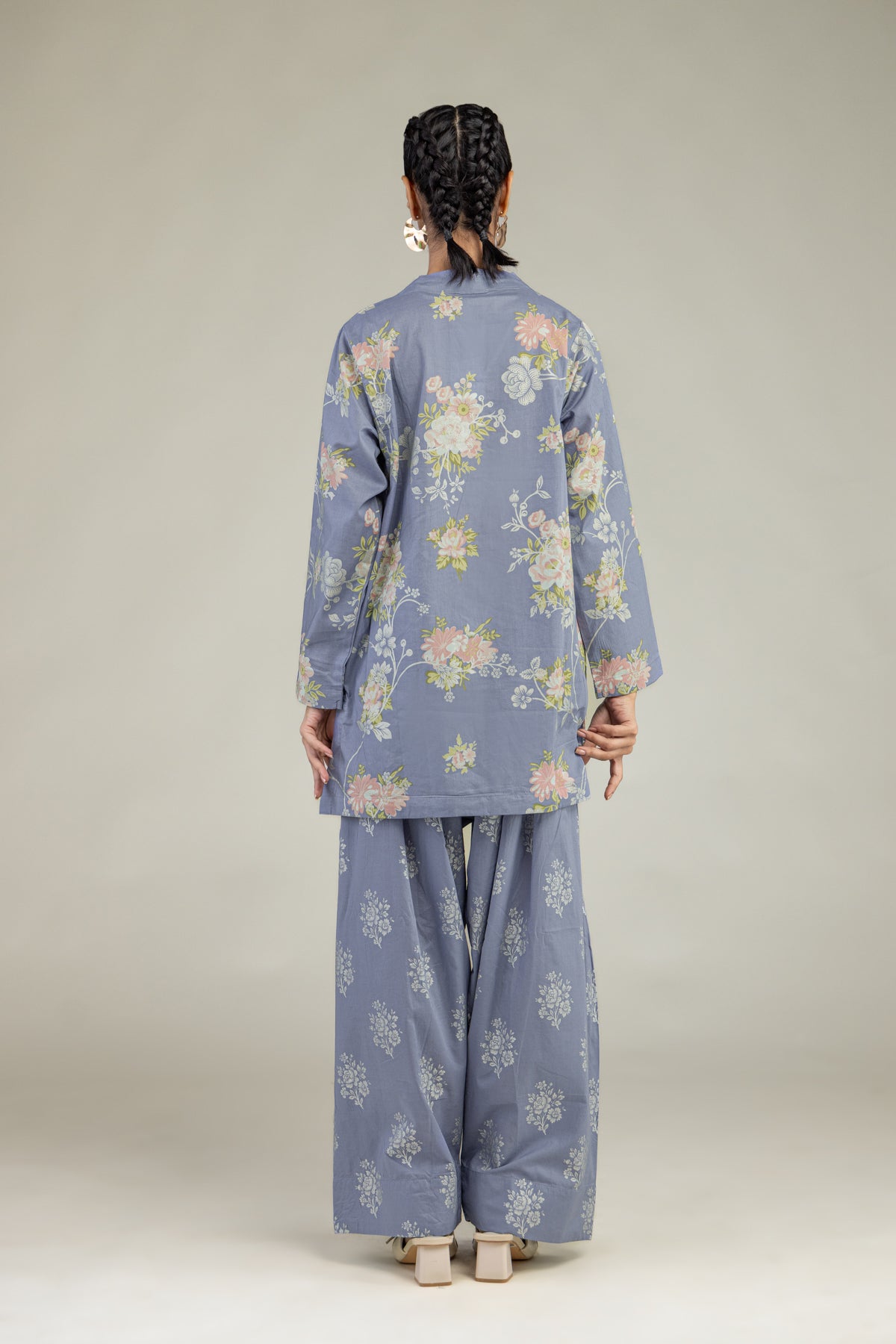 Floral Cambric Kurta