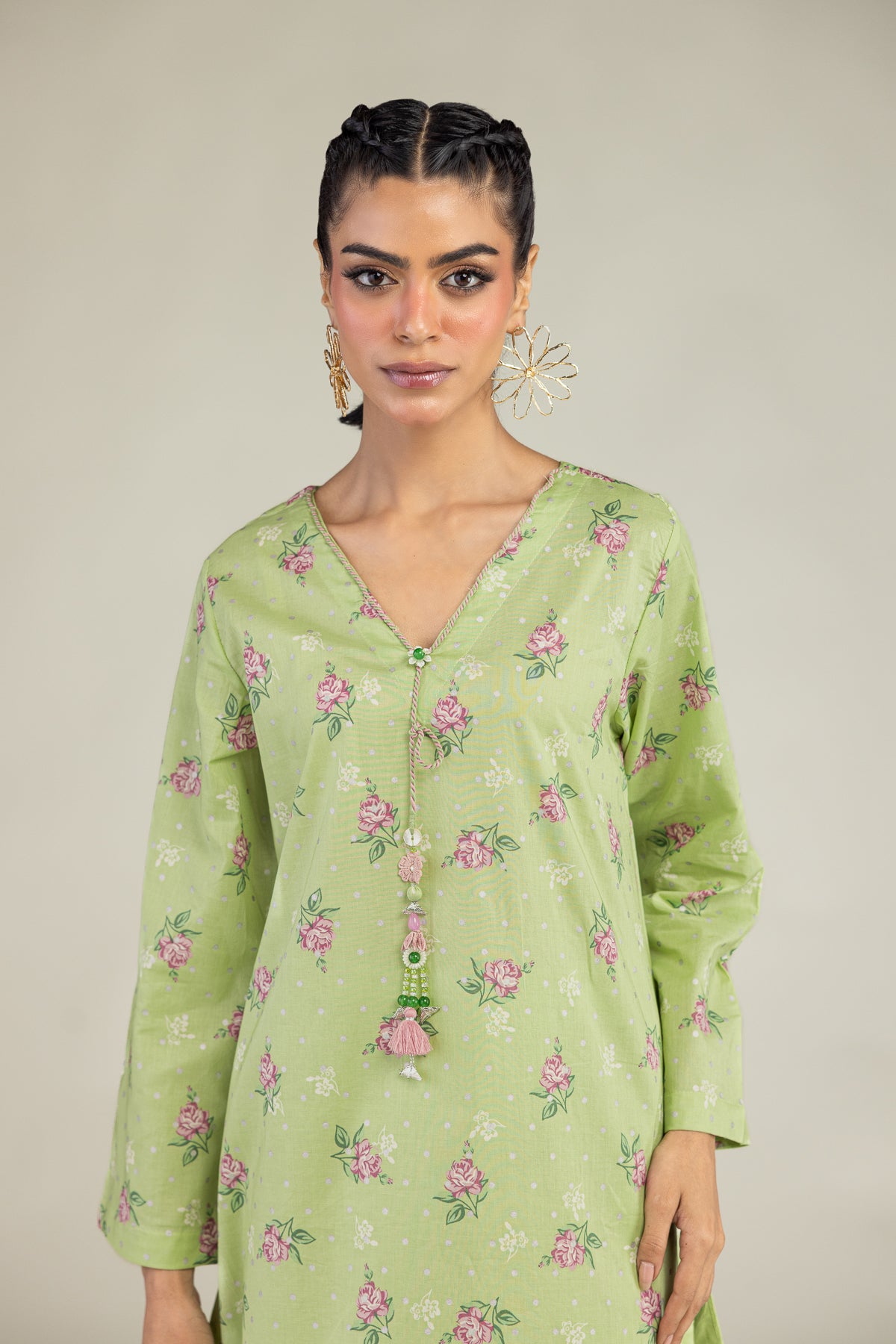 Floral Longline Kurta
