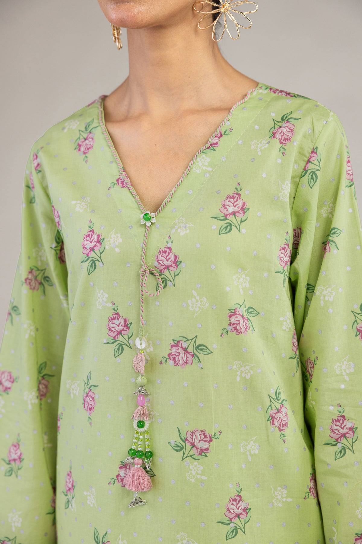 Floral Longline Kurta