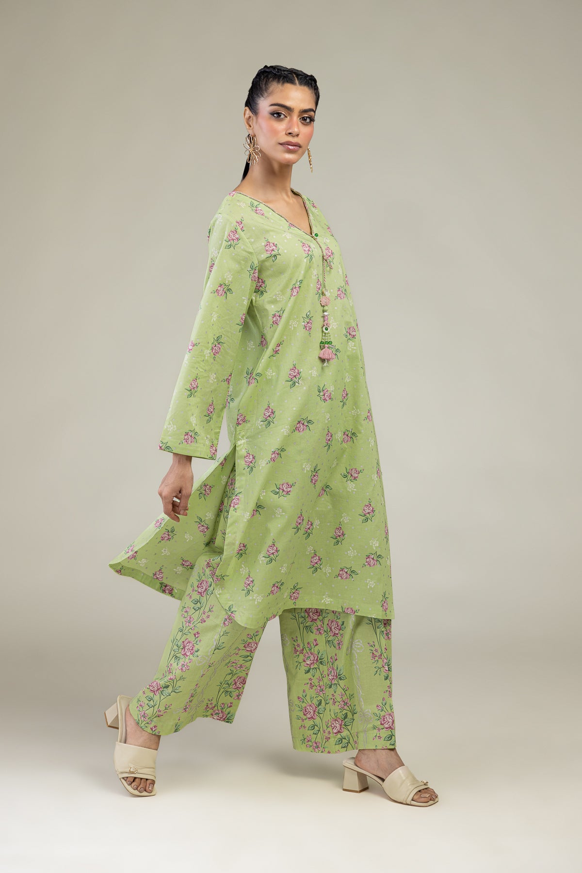 Floral Longline Kurta