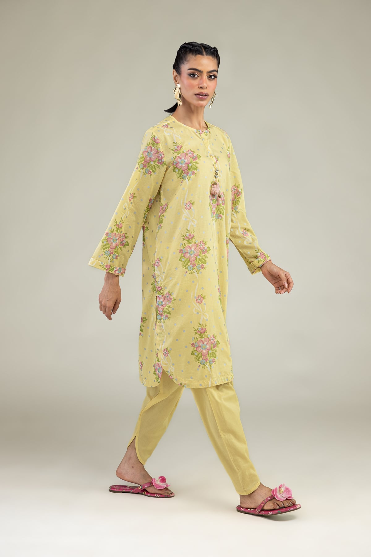 Solid Cambric Shalwar