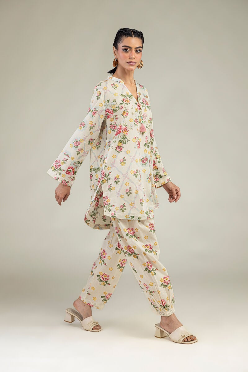 Floral Cambric Shalwar 