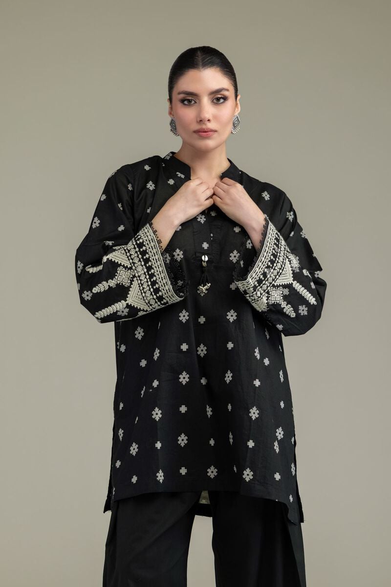 Black Lawn Kurta