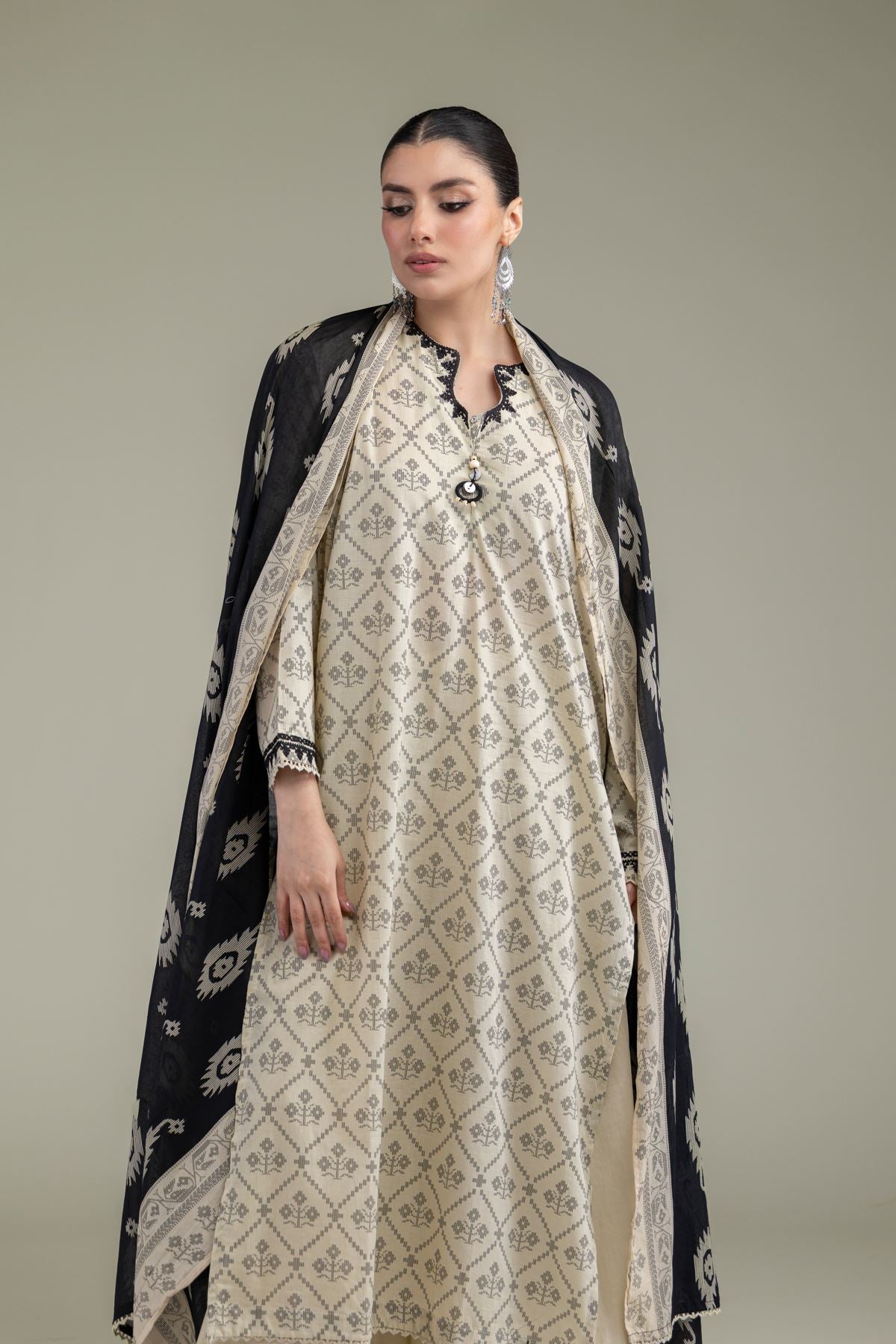 Long Lawn Kurta