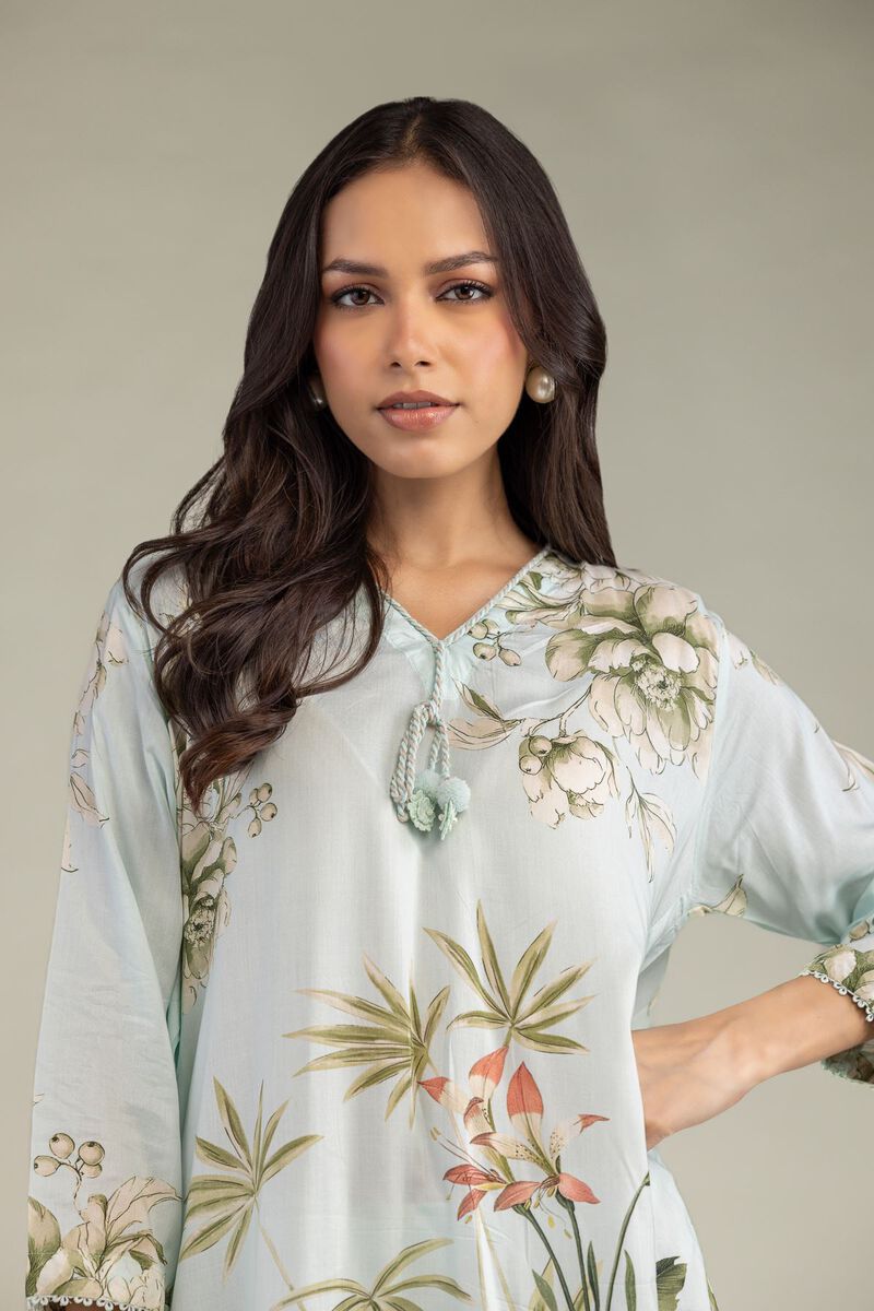 Long Floral Kurta