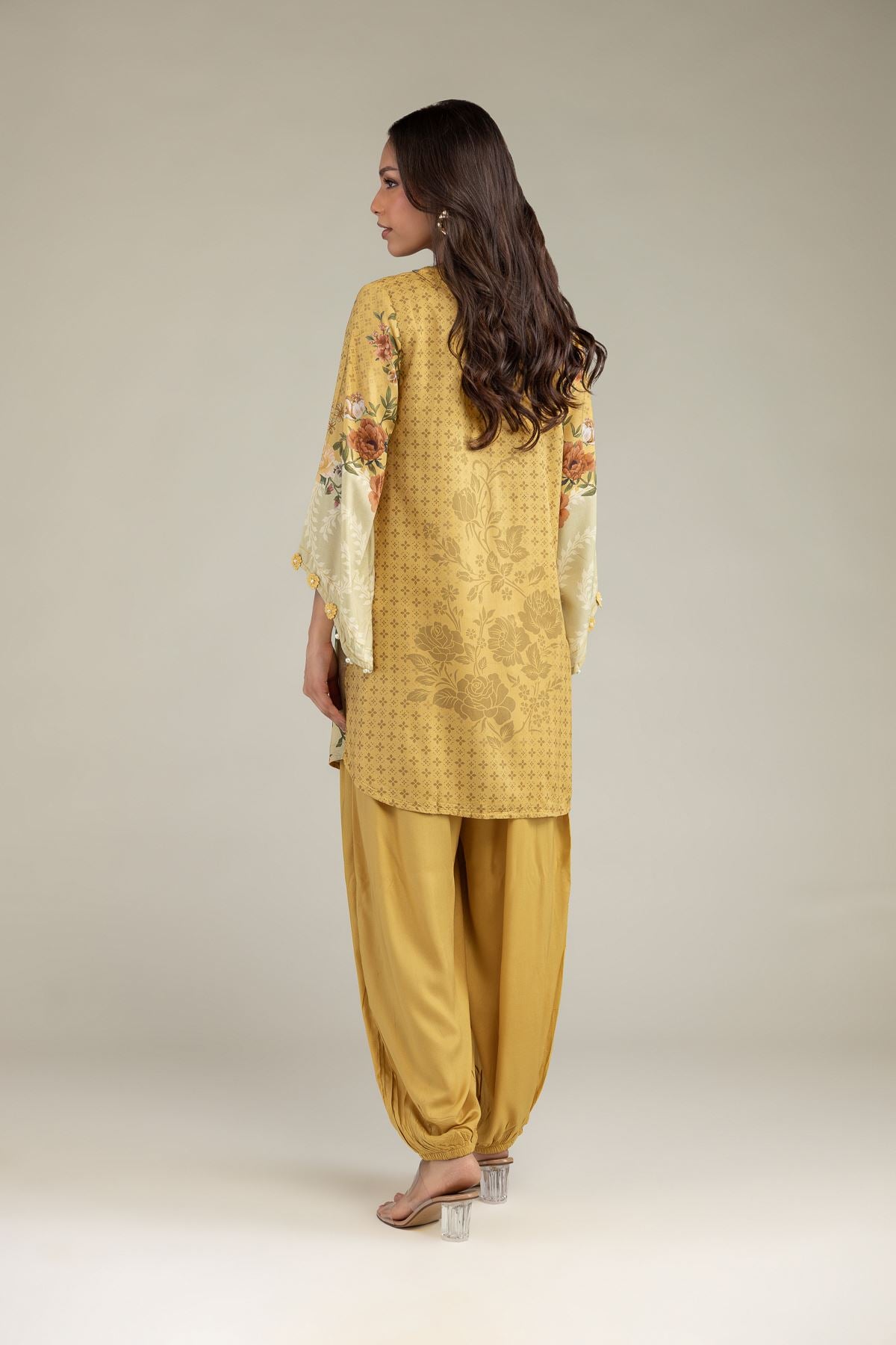 Short Floral Kurta