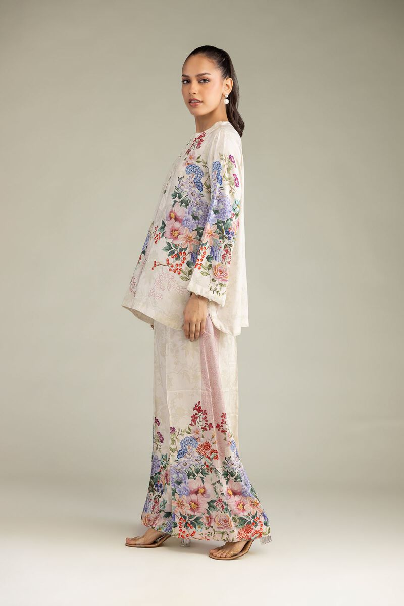 Floral Viscose Pants