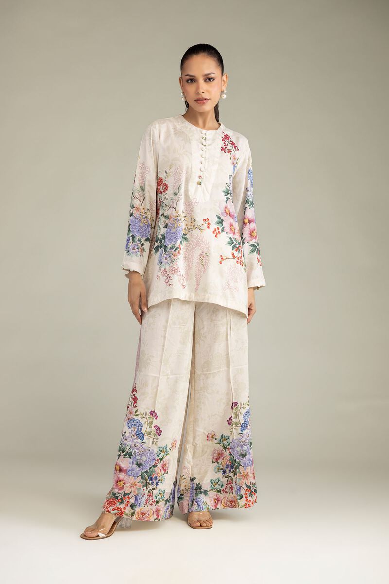 Floral Viscose Pants