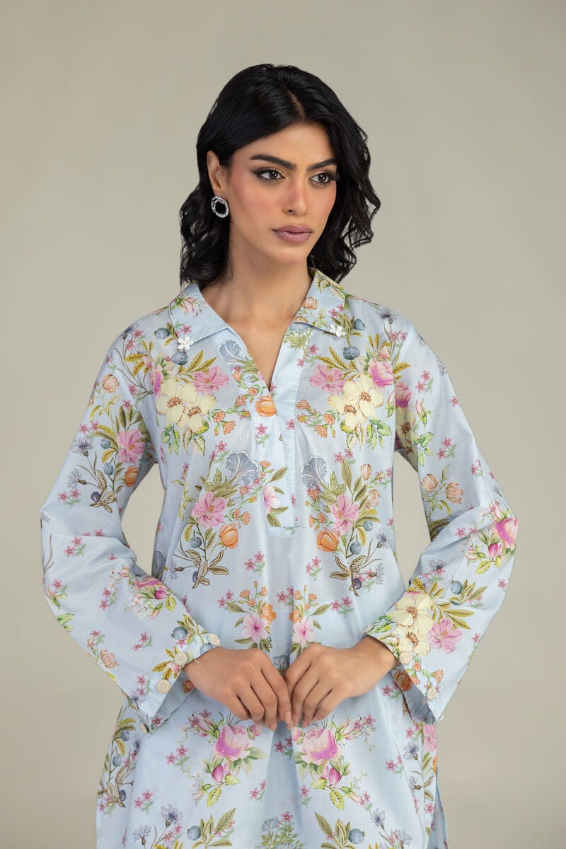 Short V-Neck Kurta