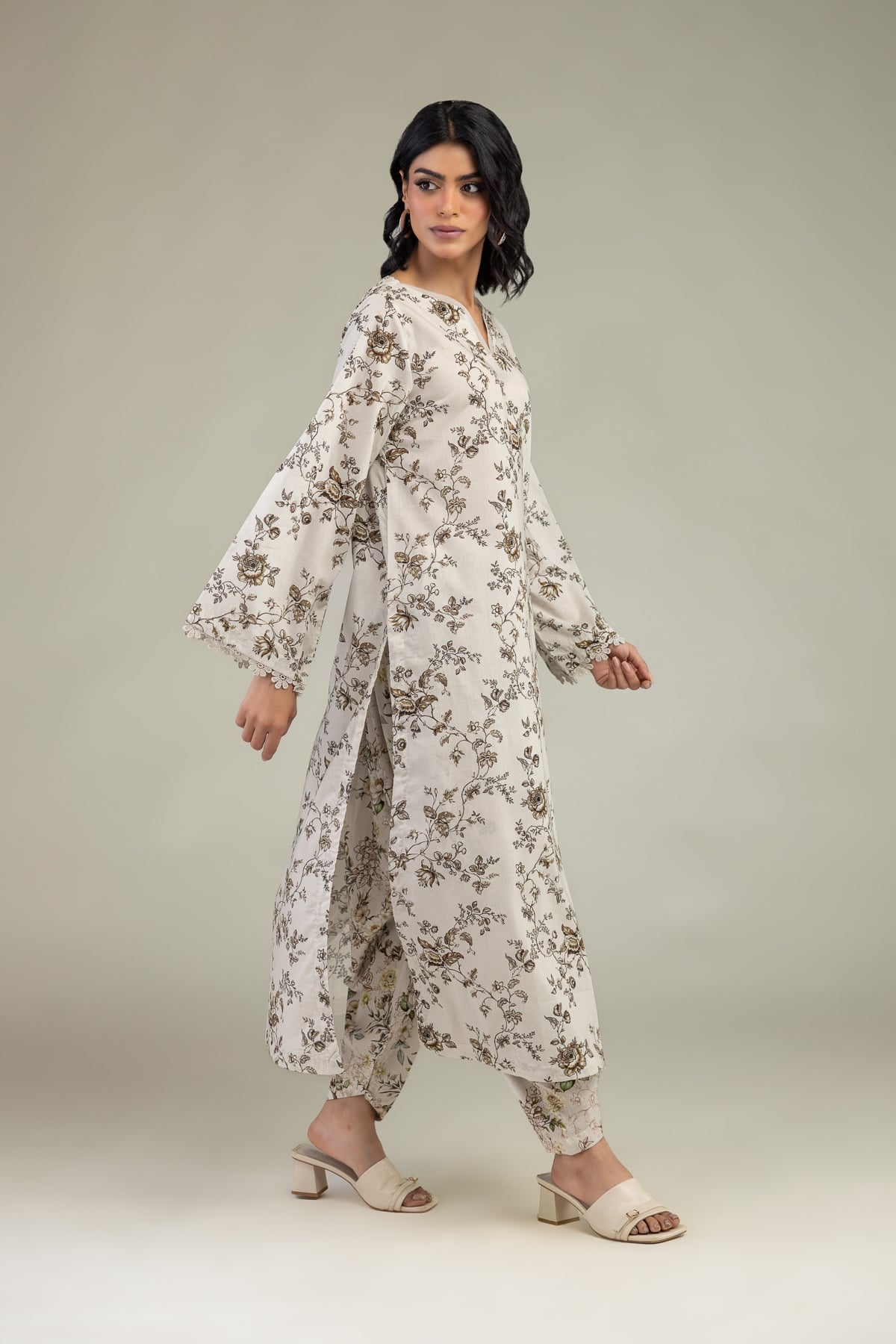 Floral Cambric Shalwar