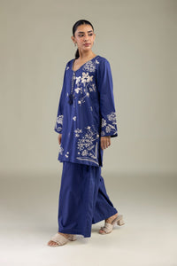 Cotton Navy Kurta