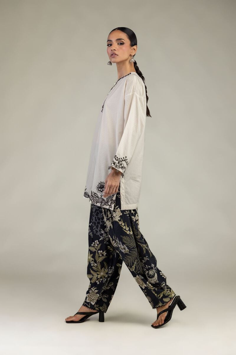 Floral Cotton Pants