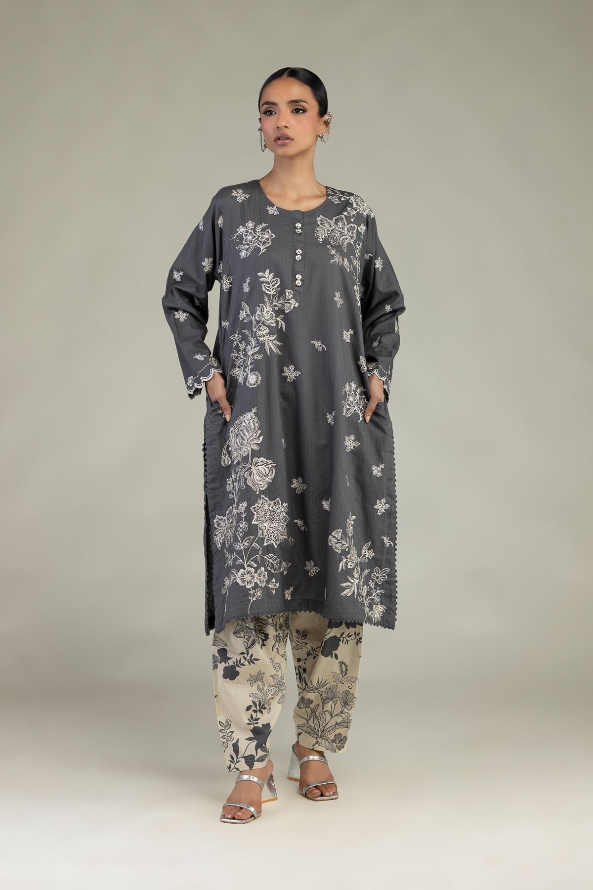 Floral Cotton Shalwar
