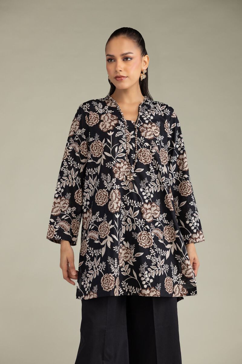 Black Cambric Kurta