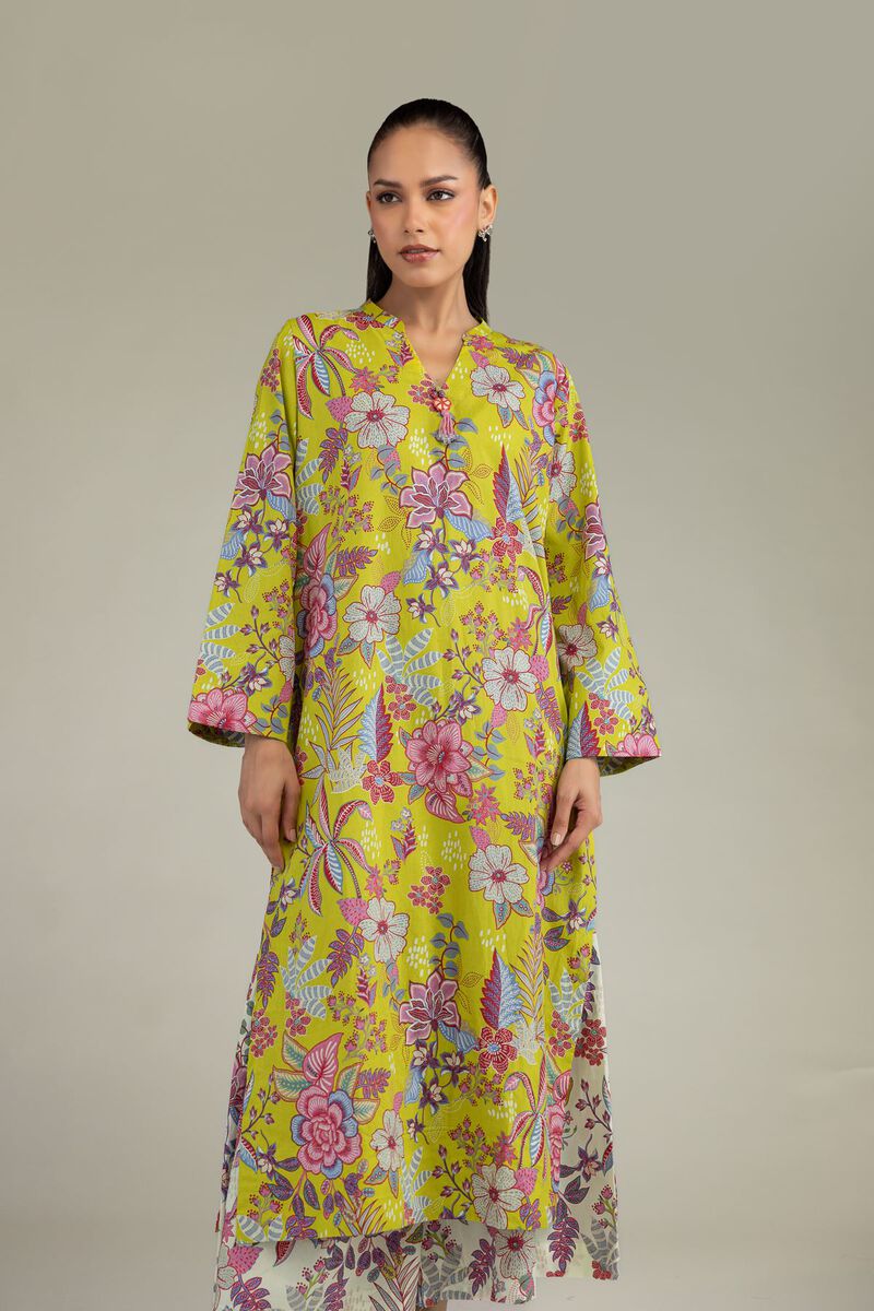 Floral Cambric Kurta