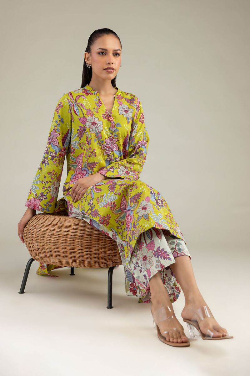 Floral Cambric Kurta