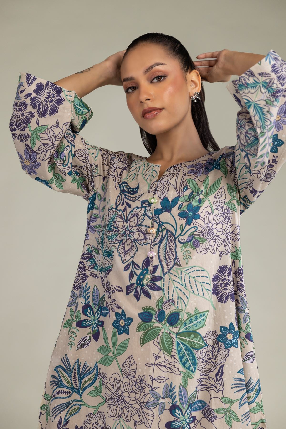 Long Cambric Kurta