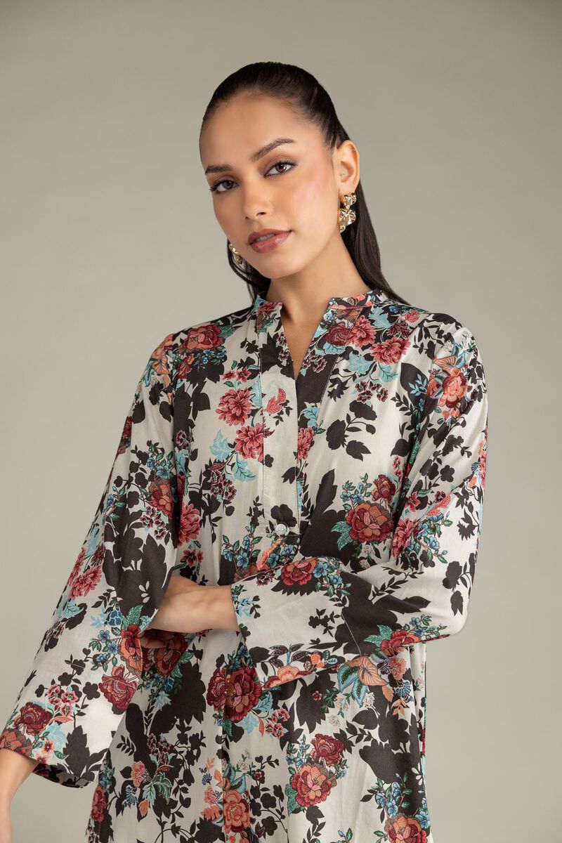 Floral Cambric Kurta
