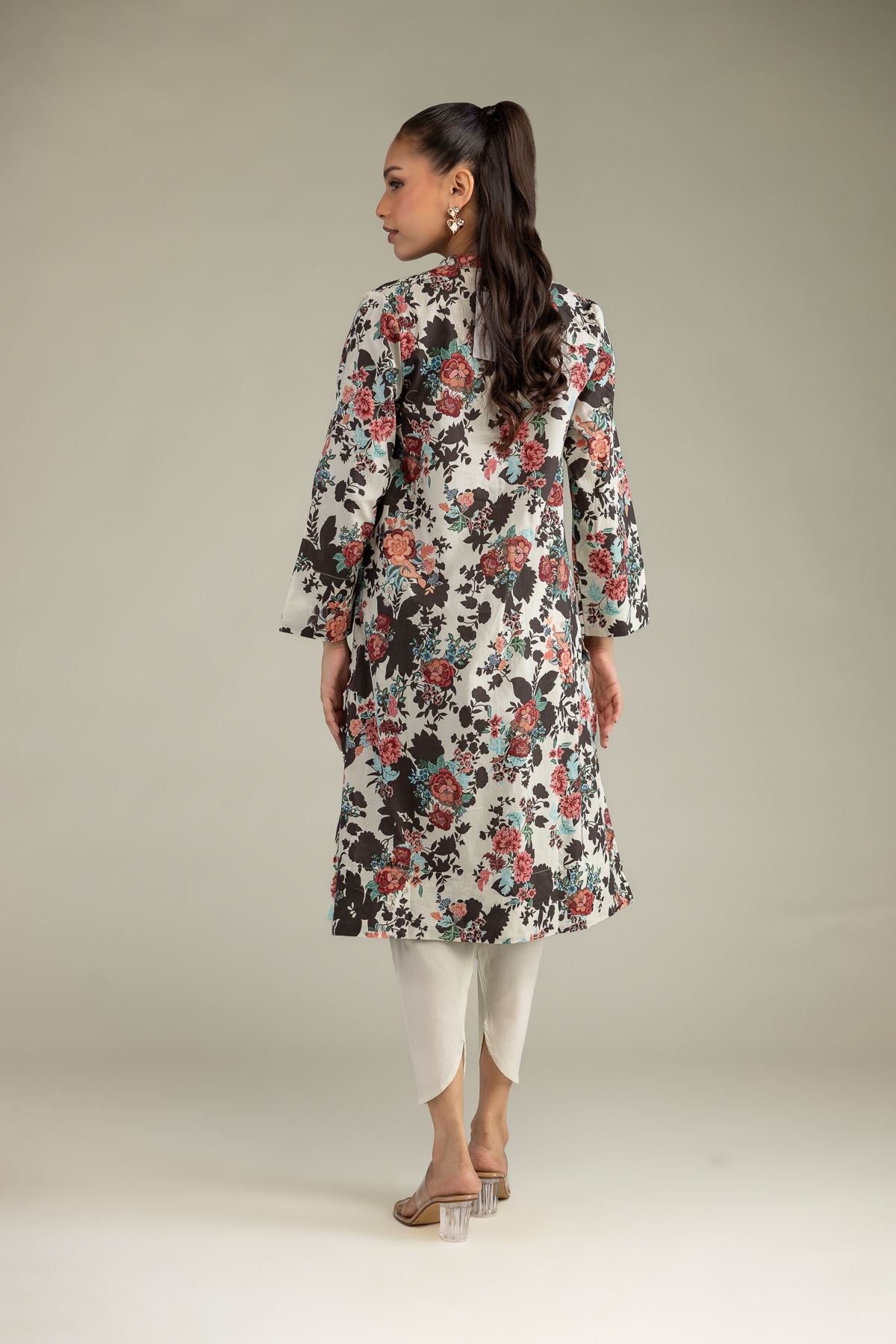Floral Cambric Kurta