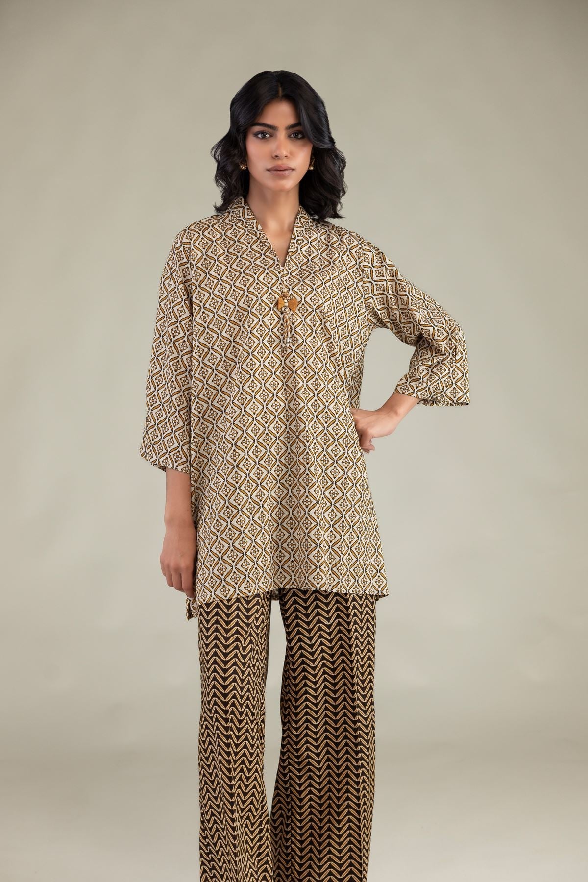 Brown Cambric Pants