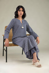 Printed Longline Kurta