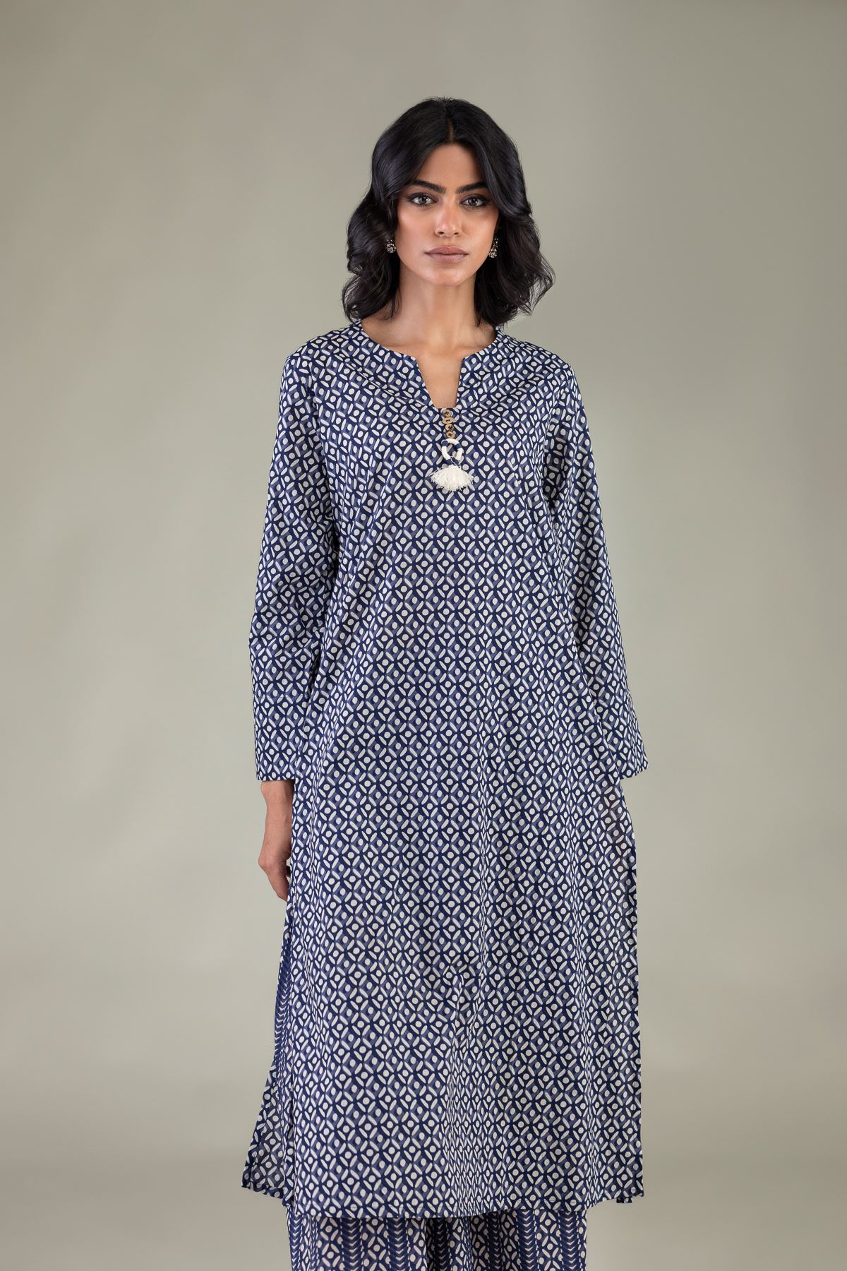 Printed Longline Kurta