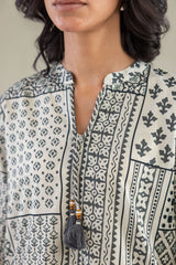 Short V-Neck Kurta