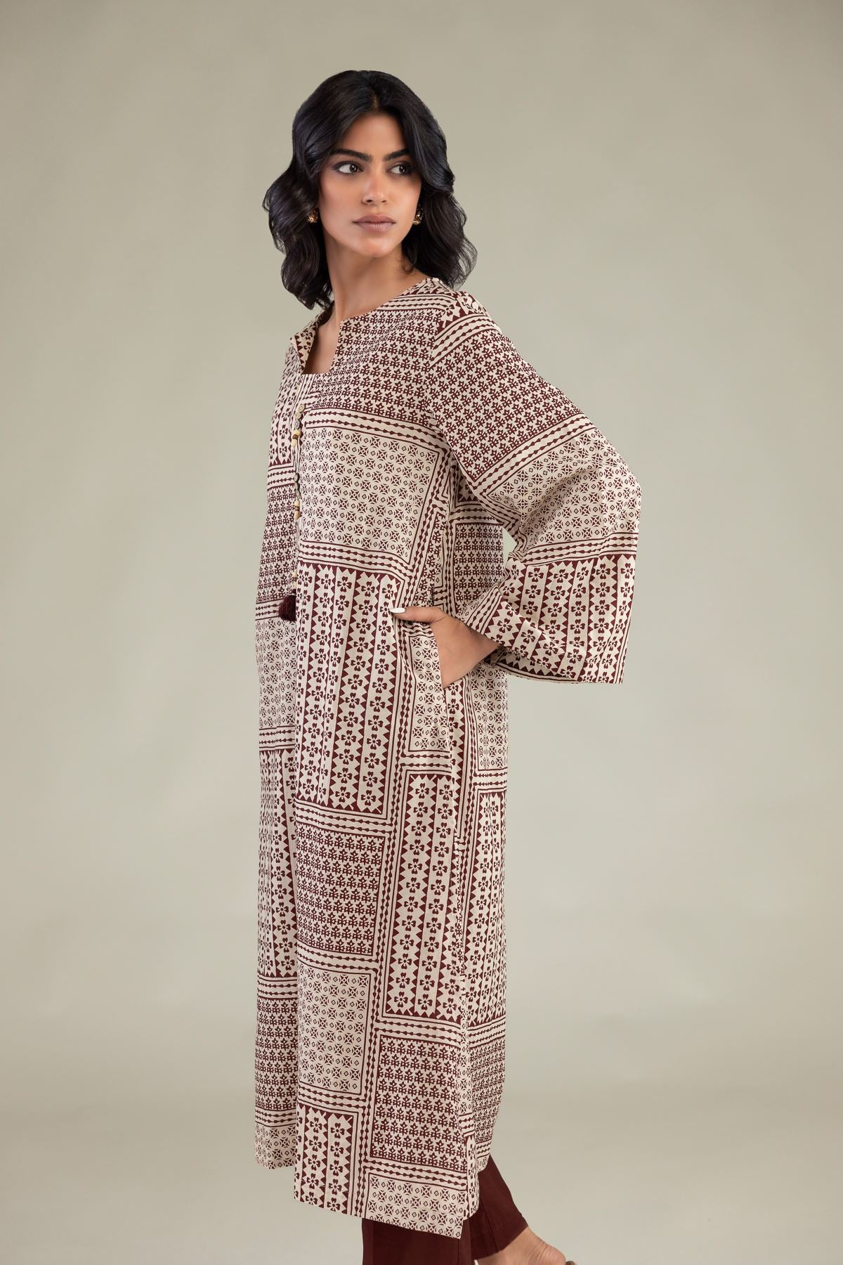 Cambric Longline Kurta
