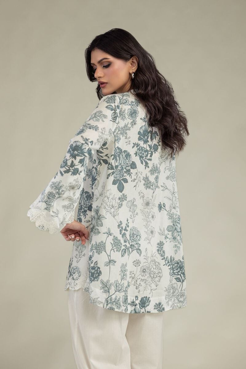 Lawn V-Neck Kurta