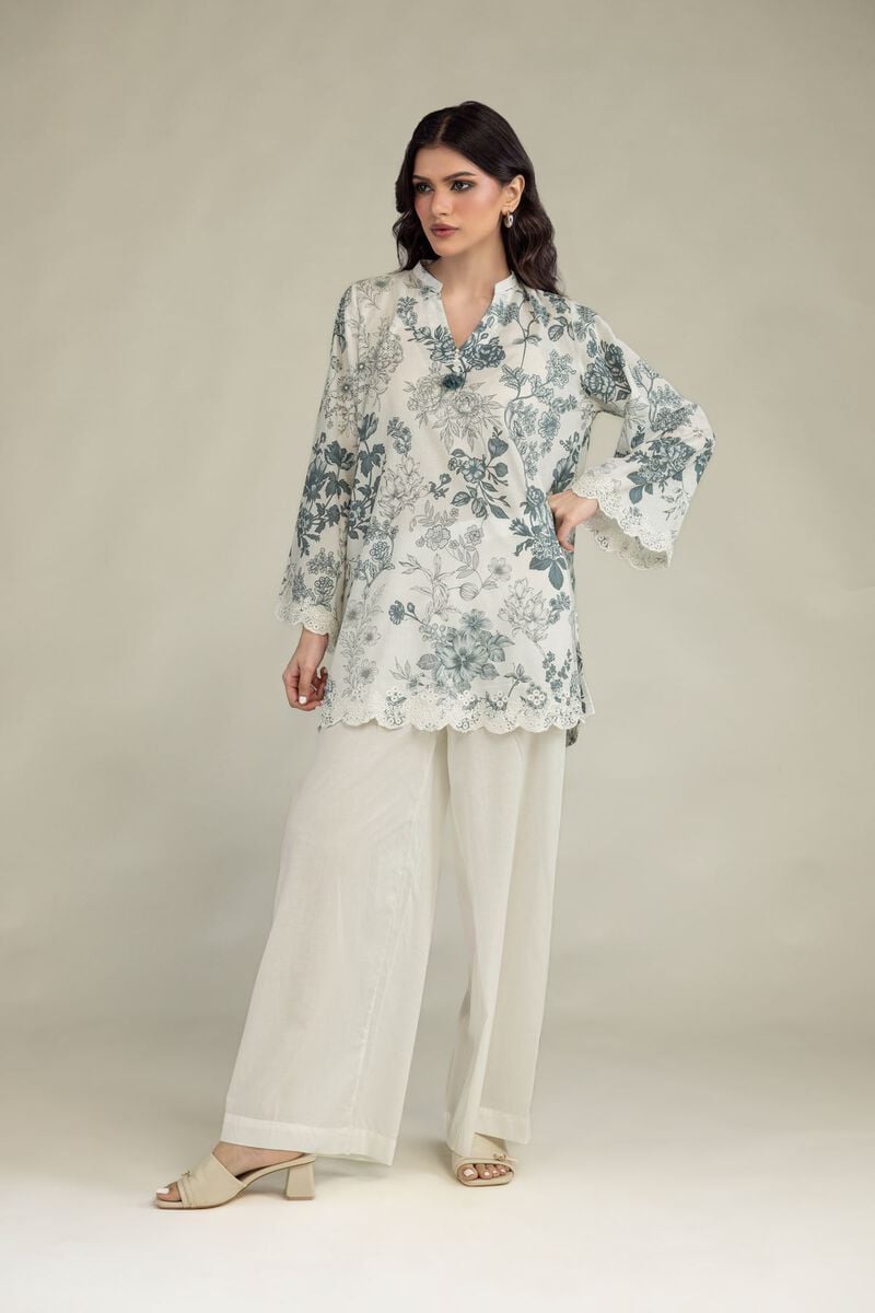 Lawn V-Neck Kurta
