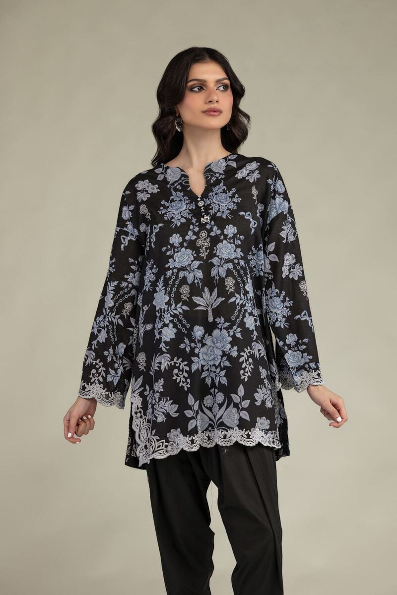 Black Lawn Kurta