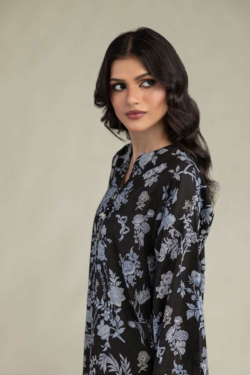 Black Lawn Kurta