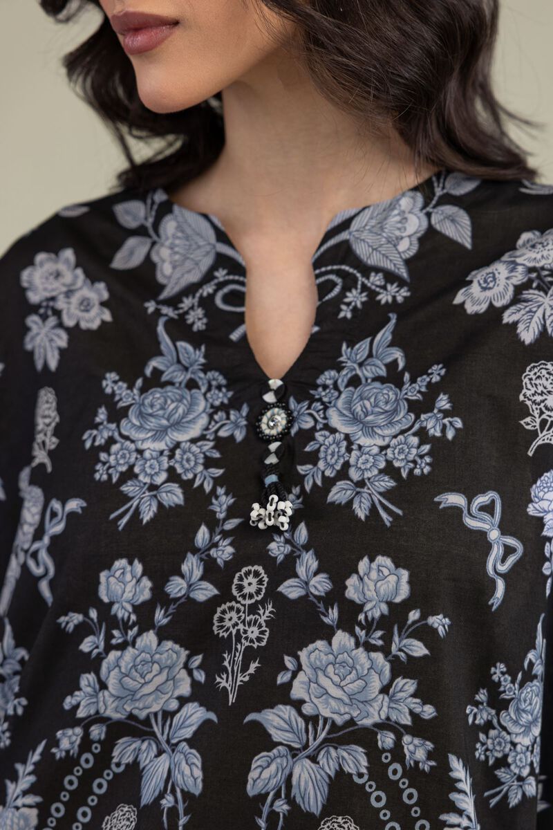 Black Lawn Kurta