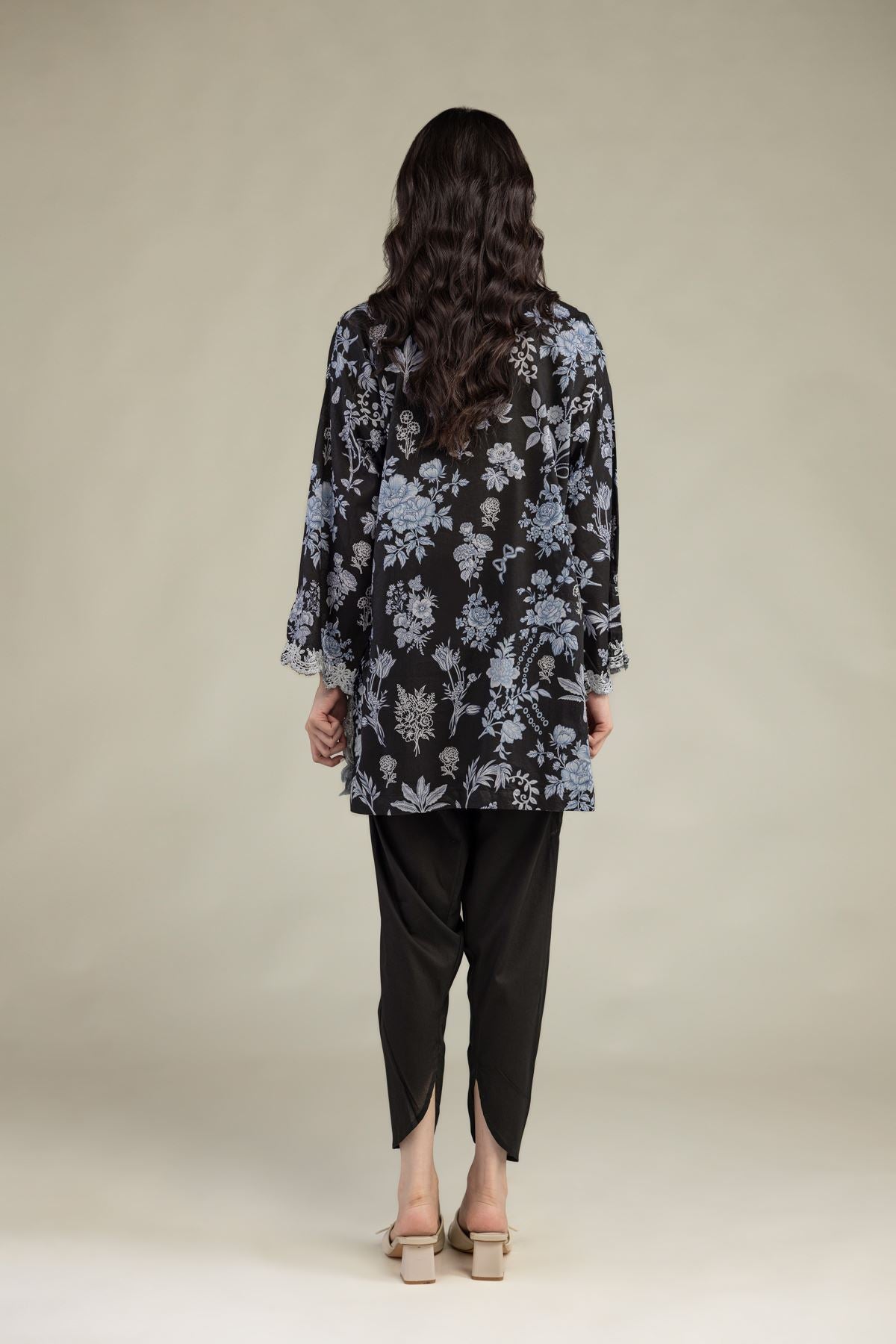Black Lawn Kurta