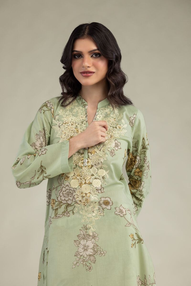 Lawn Floral Kurta