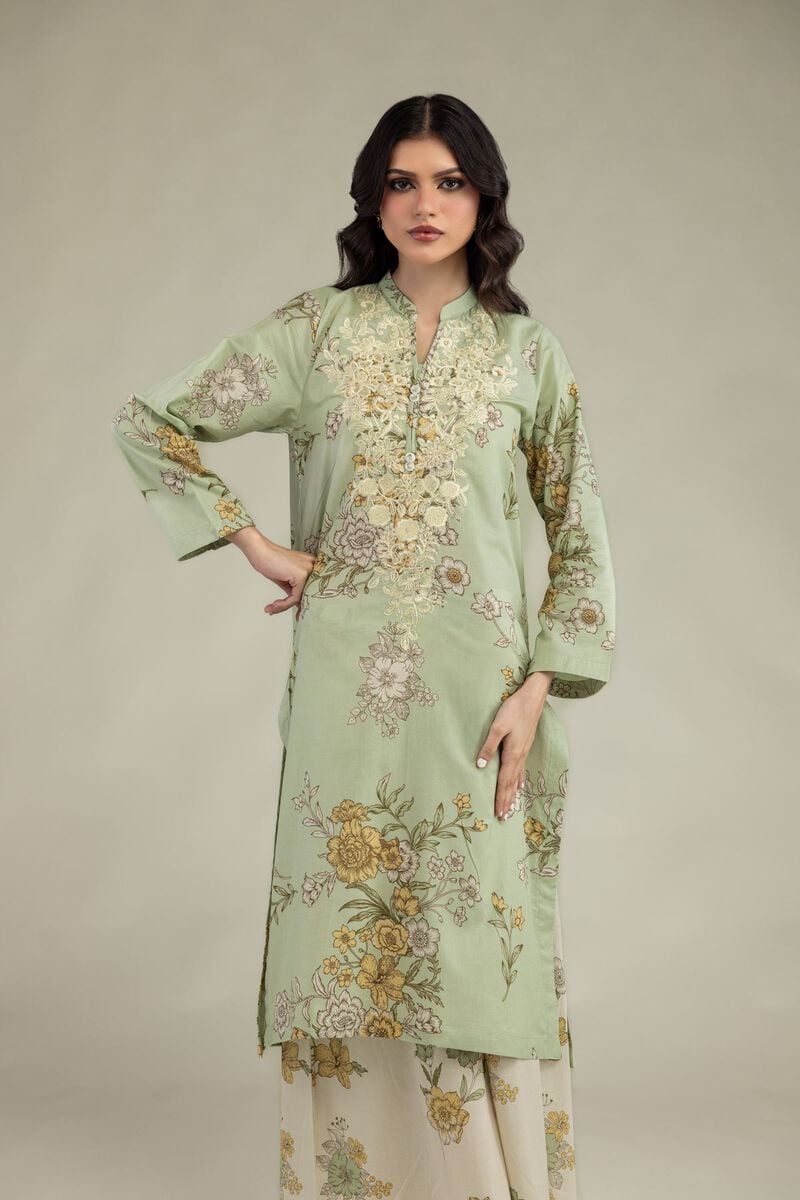 Lawn Floral Kurta