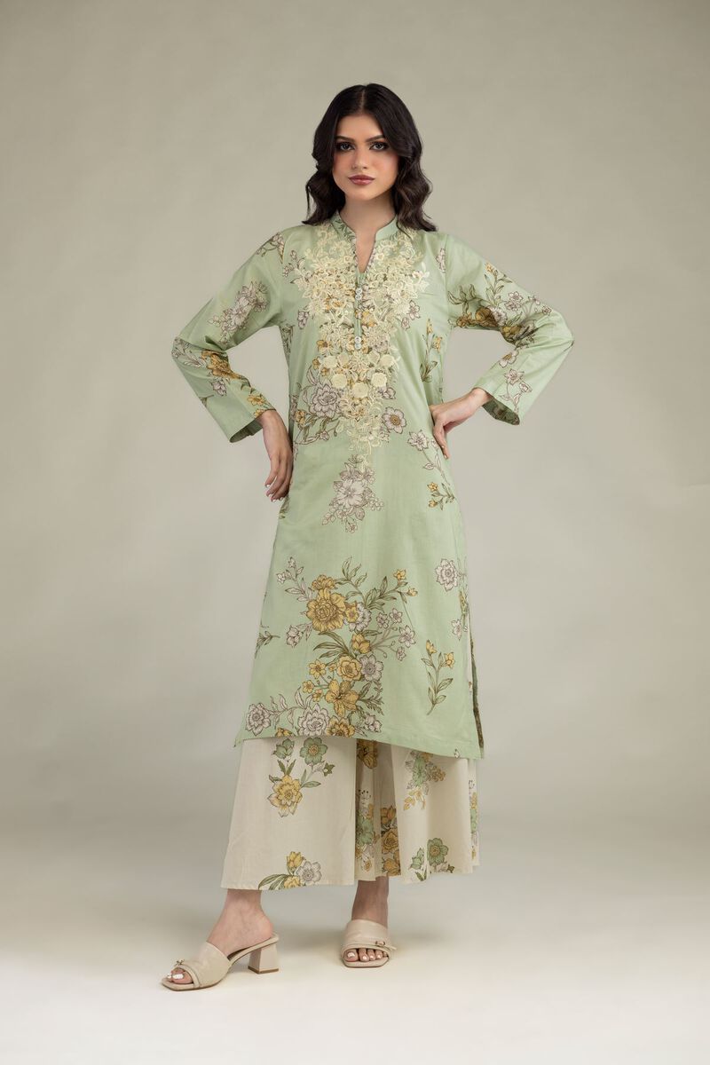 Lawn Floral Kurta