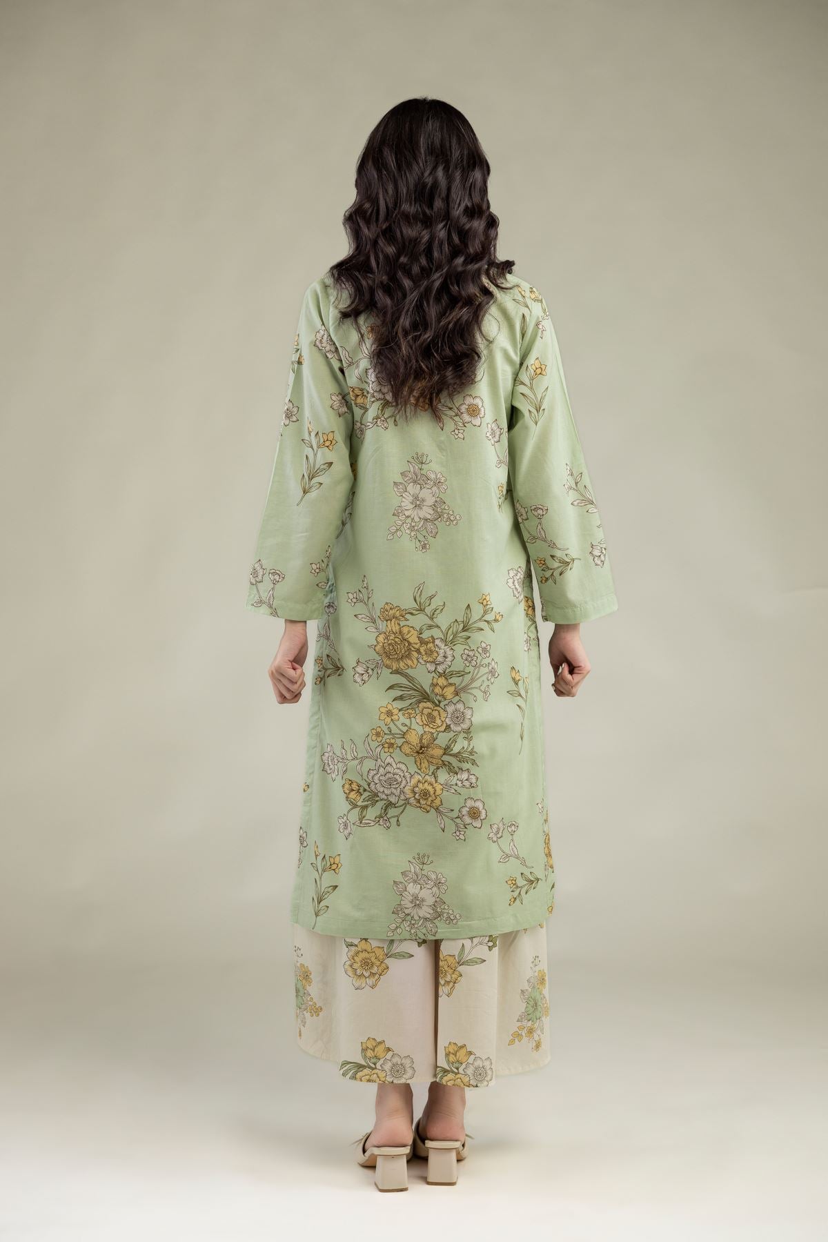 Lawn Floral Kurta