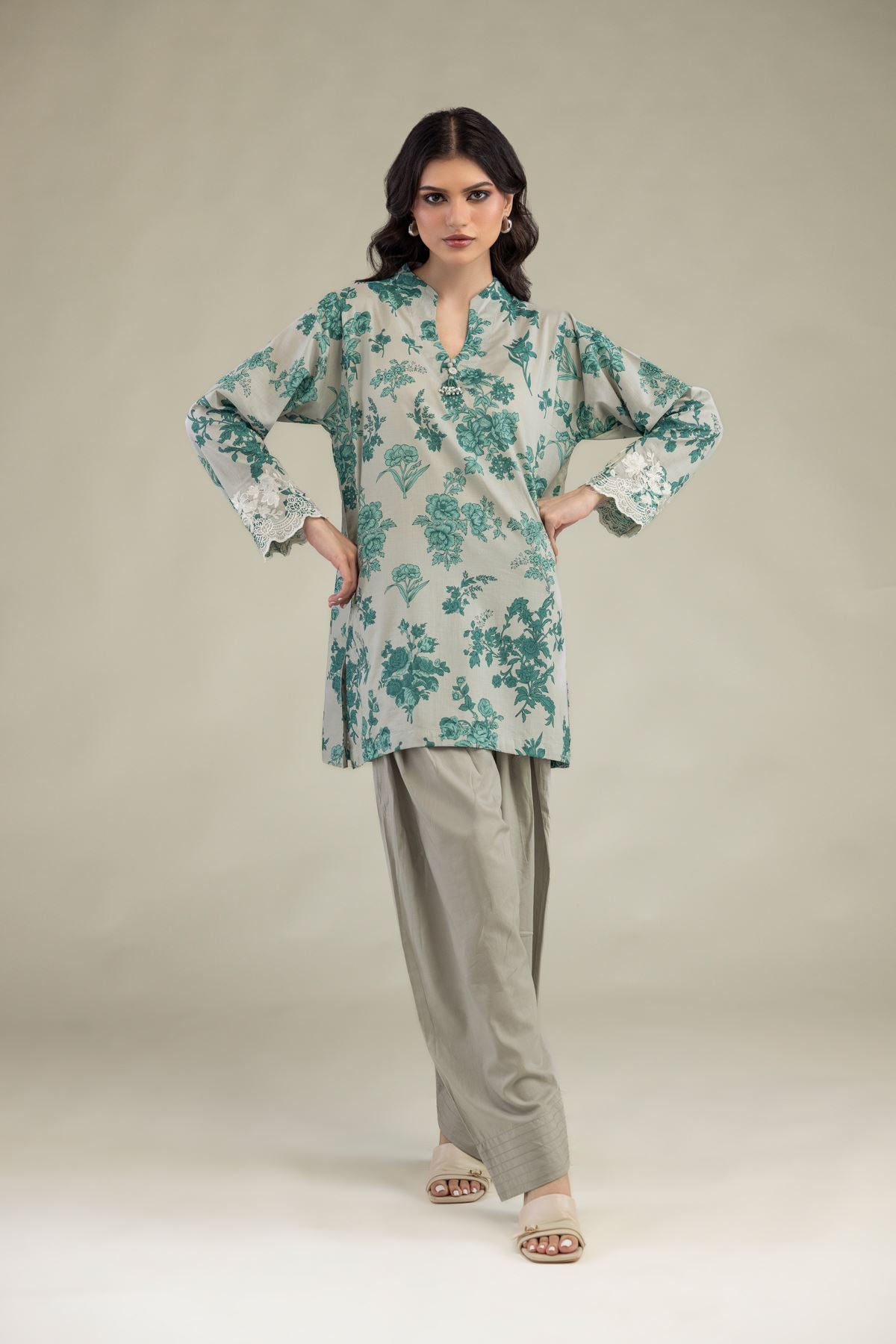 Short Lawn Kurta