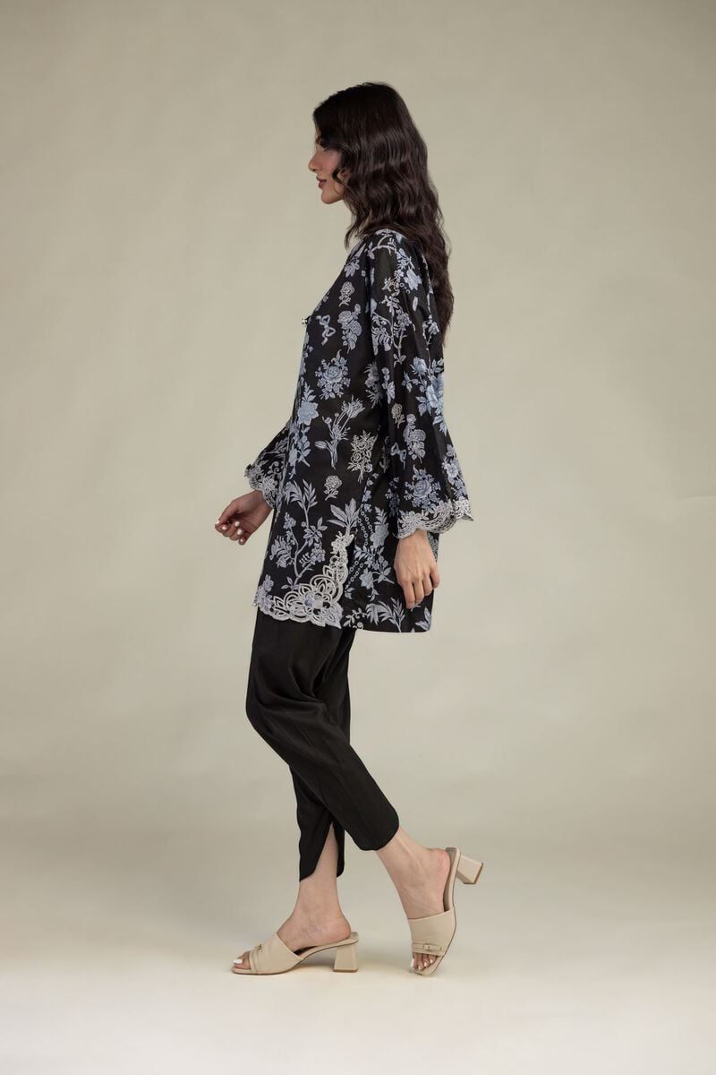 Black Solid Shalwar