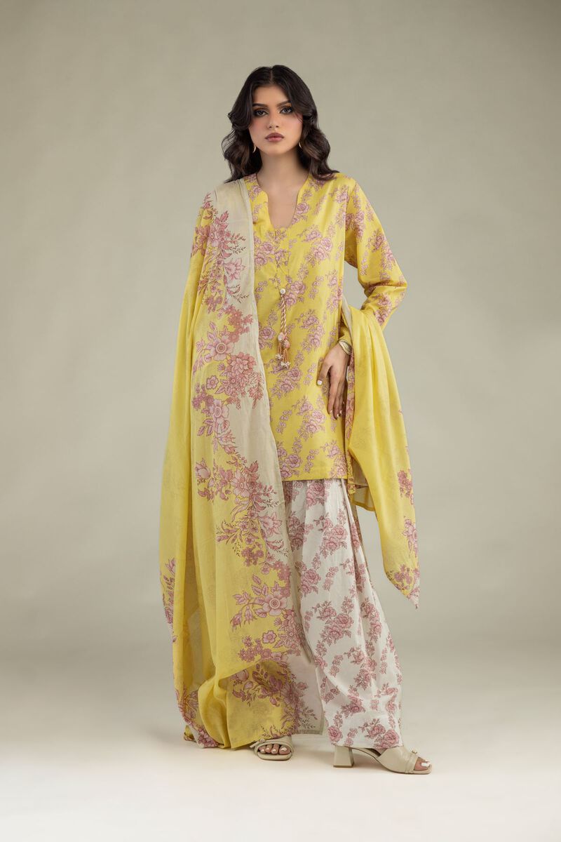 Lawn Floral Dupatta