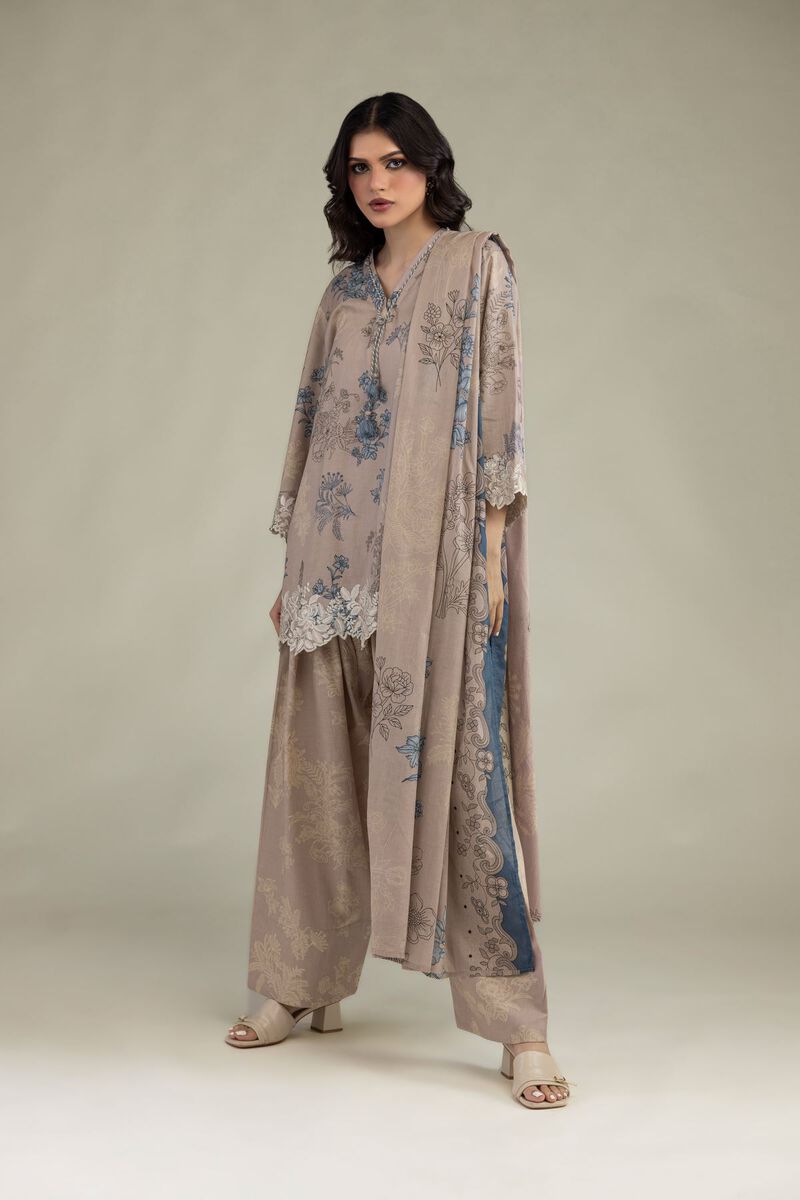 Floral Lawn Dupatta