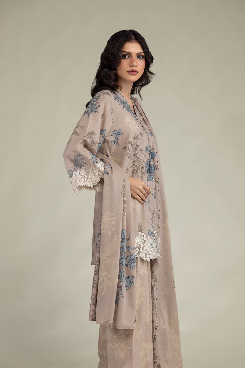 Floral Lawn Dupatta
