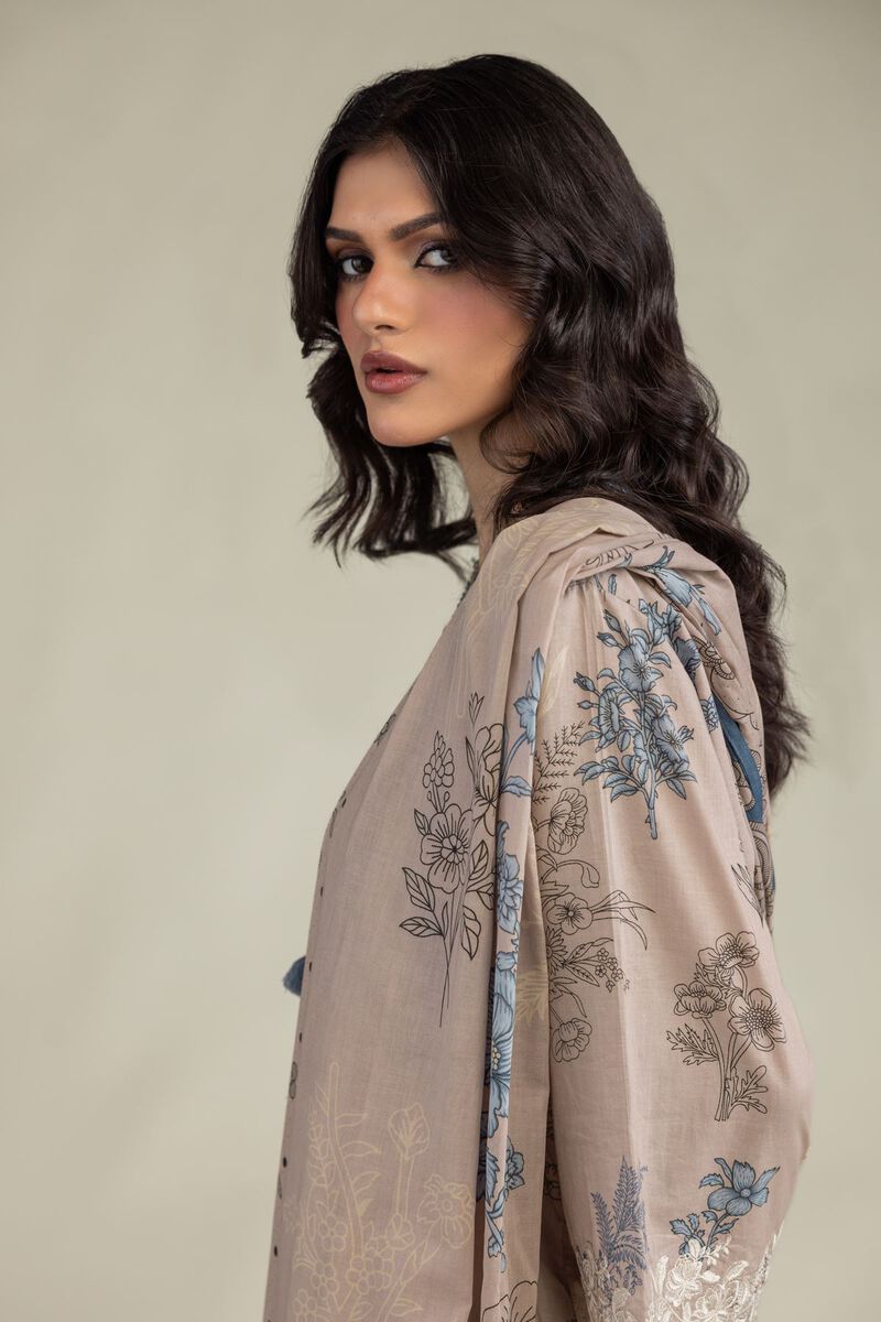 Floral Lawn Dupatta